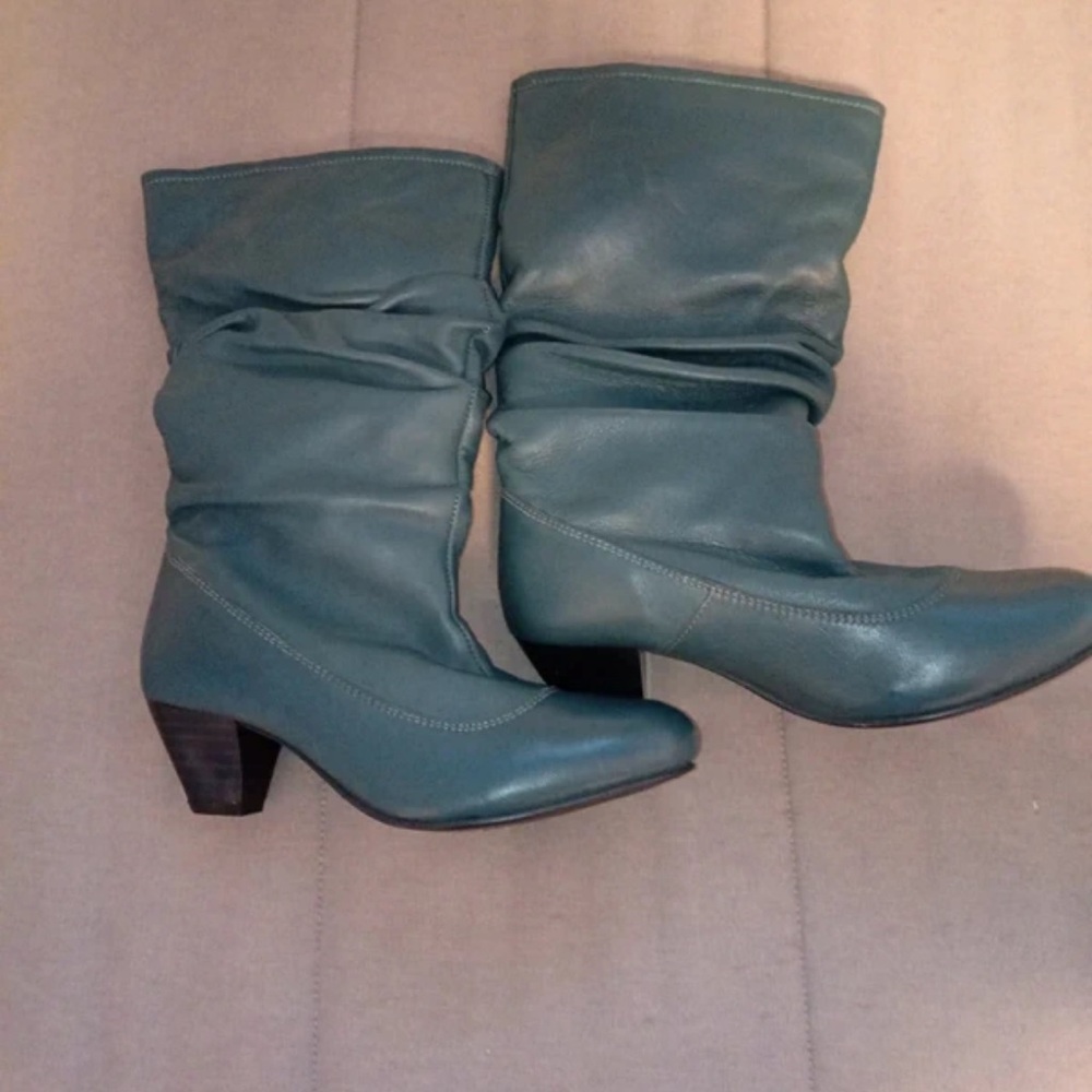 Boots Teal Women's Heeled Boots